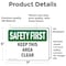 Signmission Safety Culture Sign, 7 in Width, Vinyl Decal, Rectangle OS-2PACK-SF-D-57-L-10663 - alternate 6